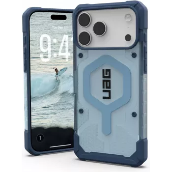 UAG Urban Armor Gear bundle composto da custodia Pathfinder MagSafe e cinturino (rimovibile) | Apple iPhone 17 Pro Max | blu (trasparente) e nero/grafite | 1145521BV03 (1145521BV03)