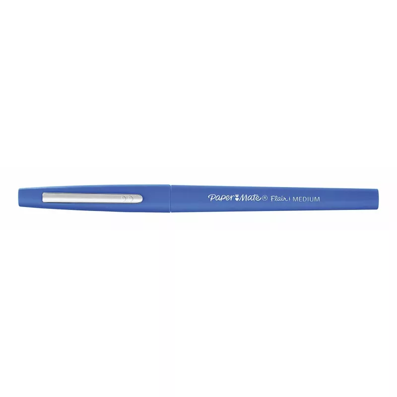 Penne in feltro Papermate Flair Medium blu 5 pz.