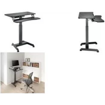 LogiLink EO0014 - dritto - forma rettangolare - truciolare - acciaio - ufficio - nero (EO0014)