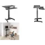 LogiLink EO0014 - dritto - forma rettangolare - truciolare - acciaio - ufficio - nero (EO0014)