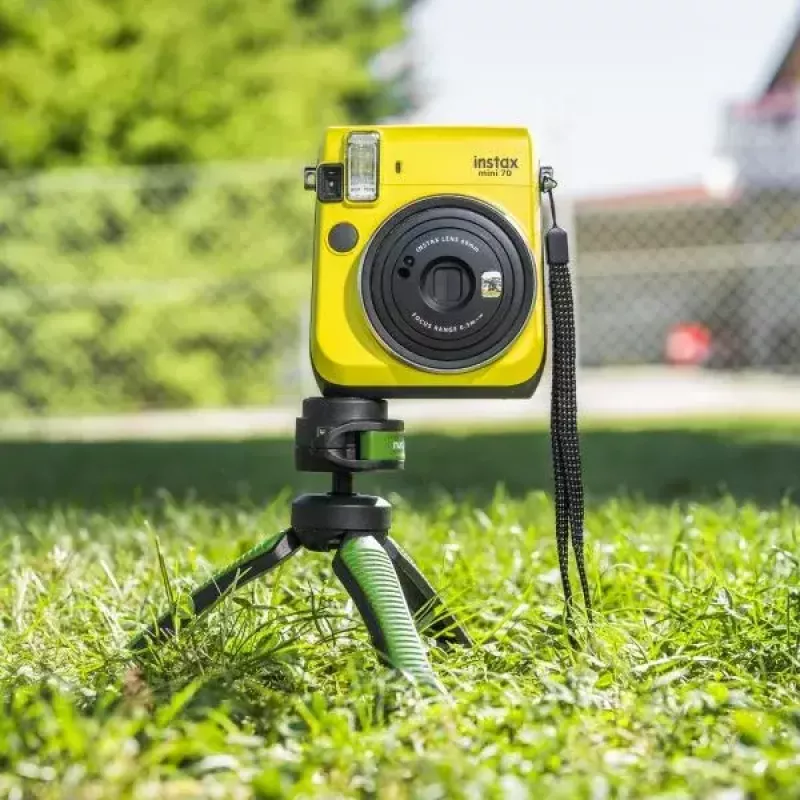 Treppiede Mantona 21407 per smartphone e fotocamera digitale nero verde