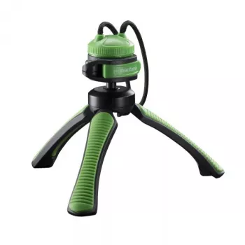 Treppiede Mantona 21407 per smartphone e fotocamera digitale nero verde