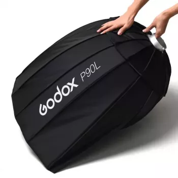 Softbox Godox P90L 90cm nero nylon poliestere con diffusori