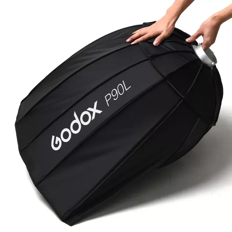 Softbox Godox P90L 90cm nero nylon poliestere con diffusori