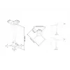 Supporto da soffitto Multibrackets M Universal Projector 300-480 con regolazione fine