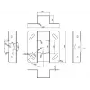 Supporto da soffitto Multibrackets M Universal Projector 300-480 con regolazione fine