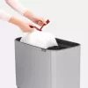Cestino Brabantia 316227 34L rettangolare plastica acciaio inox