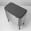 Cestino Brabantia 316227 34L rettangolare plastica acciaio inox