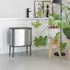 Cestino Brabantia 316227 34L rettangolare plastica acciaio inox