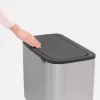 Cestino Brabantia 316227 34L rettangolare plastica acciaio inox