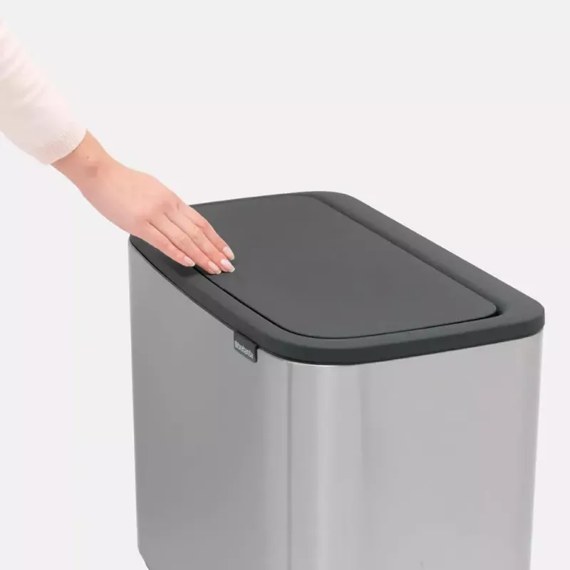 Cestino Brabantia 316227 34L rettangolare plastica acciaio inox