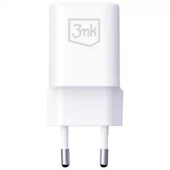 Caricabatterie da parete 3MK Hyper Charger PD 33W GaN QC4+ bianco – USB-C PD 33W, GaN, Quick Charge 4+