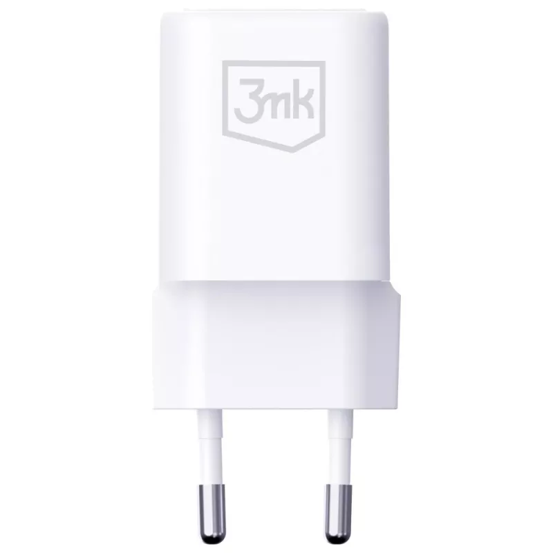 Caricabatterie da parete 3MK Hyper Charger PD 33W GaN QC4+ bianco – USB-C PD 33W, GaN, Quick Charge 4+