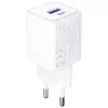 Caricabatterie da parete 3MK Hyper Charger PD 33W GaN QC4+ bianco – USB-C PD 33W, GaN, Quick Charge 4+