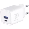 Caricabatterie da parete 3MK Hyper Charger PD 33W GaN QC4+ bianco – USB-C PD 33W, GaN, Quick Charge 4+