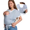 Fascia porta bebè Momcozy grigio