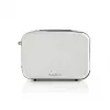 Nedis KABT510EWT Tostapane, 2 fessure larghe, soft-touch, bianco