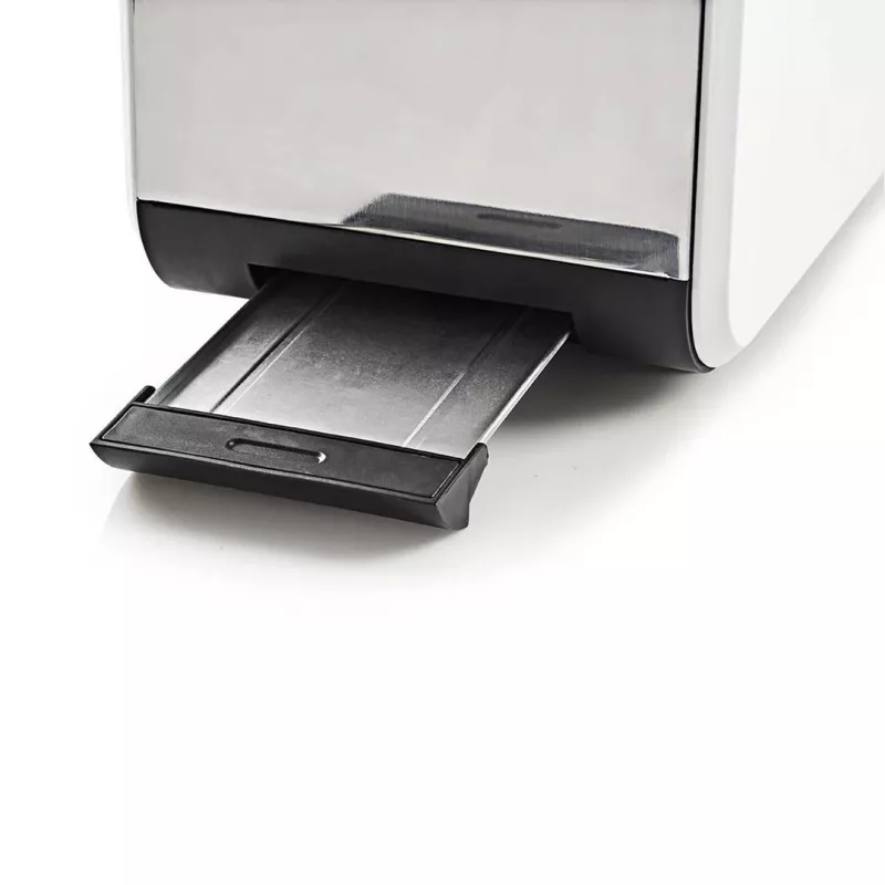 Nedis KABT510EWT Tostapane, 2 fessure larghe, soft-touch, bianco