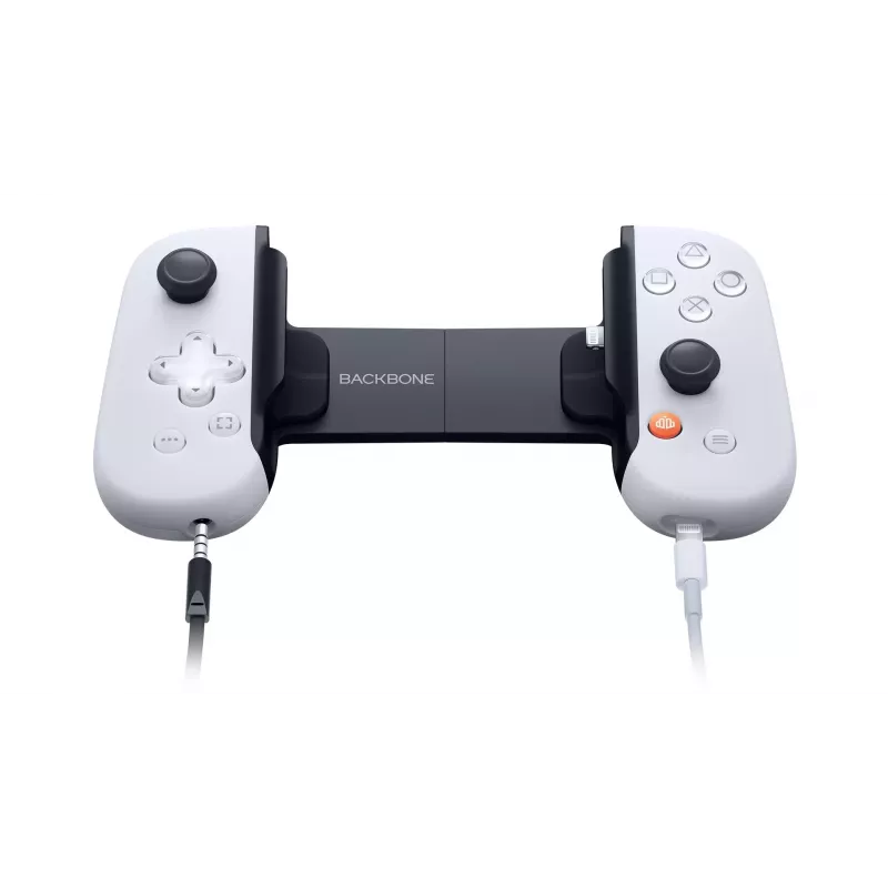 Gamepad Backbone One per iPhone PlayStation Edition bianco – controller Lightning con filo per PC, PlayStation, Xbox, iOS
