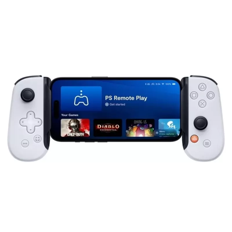 Gamepad Backbone One per iPhone PlayStation Edition bianco – controller Lightning con filo per PC, PlayStation, Xbox, iOS
