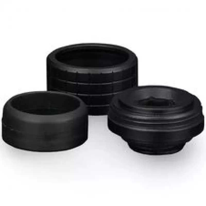 Thermal Grizzly Thermal Interface Fitting DeltaMate Fitting HT16 nero (confezione da 6)