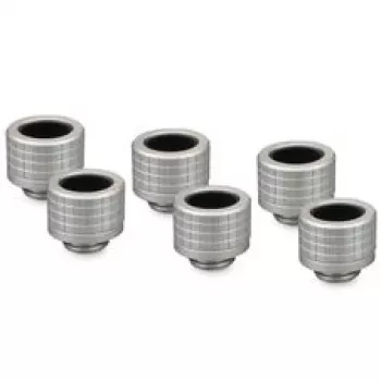 Thermal Grizzly DeltaMate Raccordo HT14, ottone G1/4, nichel, confezione da 6 (TG-DM-FIT-6214)