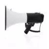 Megafono Nedis MEPH250WT – sirena a mano/amplificatore vocale, portata 1500 m, 120 dB, nero/bianco