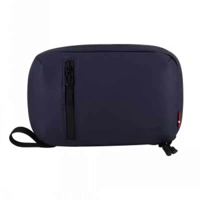 Borsa accessori dbramante1928 BGORICBL6844 blu scuro unisex con zip