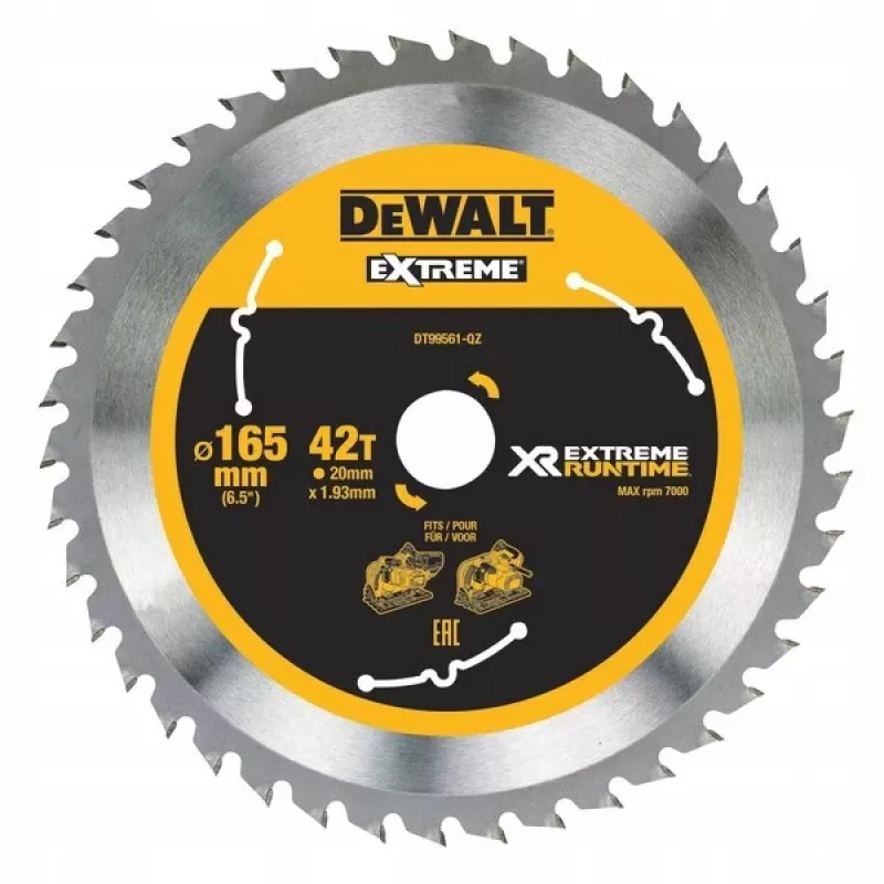 DeWALT DT99561-QZ lama circolare 16,5 cm 1 pezzo