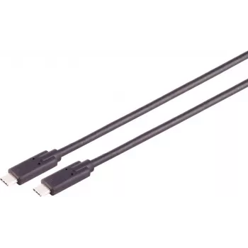Cavo USB S/CONN 13-63035 USB4 Gen 3x2 2 m USB-C nero
