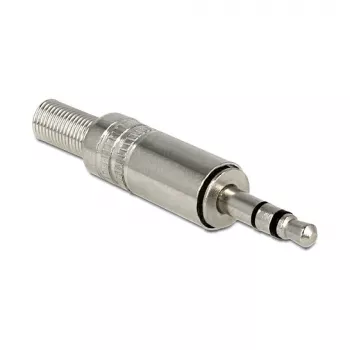 Connettore per fili DELOCK 65532, 3,5 mm metallo, argento