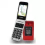 Flip-Phone Olympia VITUS 4G — LCD da 2,8 pollici (7,11 cm), Bluetooth, radio FM, 147 g, rosso