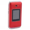 Flip-Phone Olympia VITUS 4G — LCD da 2,8 pollici (7,11 cm), Bluetooth, radio FM, 147 g, rosso