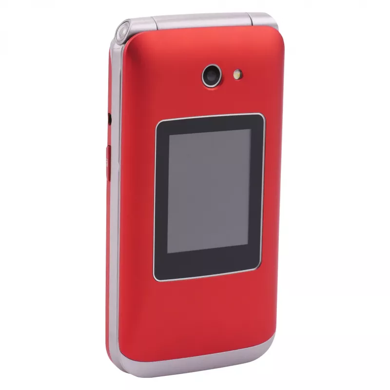 Flip-Phone Olympia VITUS 4G — LCD da 2,8 pollici (7,11 cm), Bluetooth, radio FM, 147 g, rosso