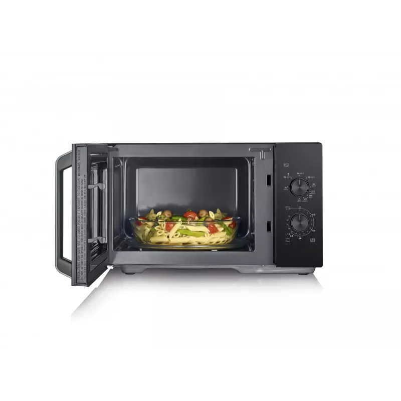 Microonde combinato SEVERIN MW 7792, da tavolo, 20 L, 900 W, nero, tasti e manopola