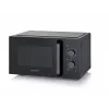 Microonde combinato SEVERIN MW 7792, da tavolo, 20 L, 900 W, nero, tasti e manopola