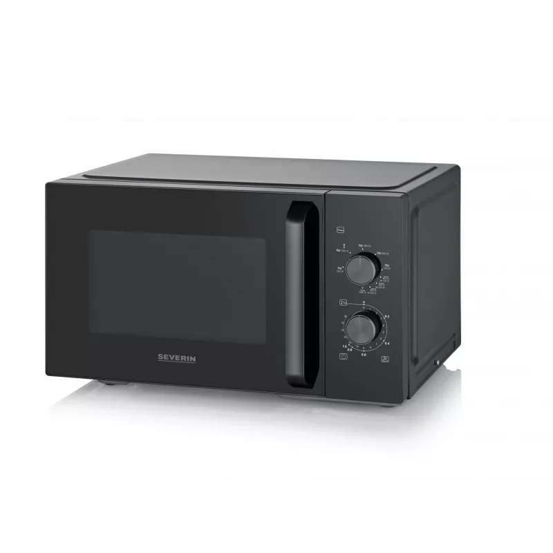 Microonde combinato SEVERIN MW 7792, da tavolo, 20 L, 900 W, nero, tasti e manopola