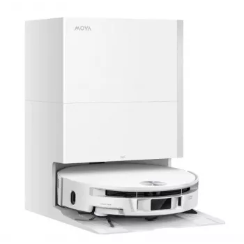 MOVA S70 Roller bianco robot aspirapolvere lavapavimenti con stazione di pulizia automatica, modello S70 ROLLER