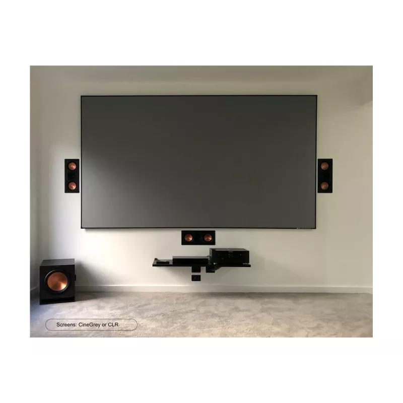 Elite Screens | Schermo di proiezione a cornice fissa | AR110WH2 | Diagonale 110 pollici | 16:9 | Nero