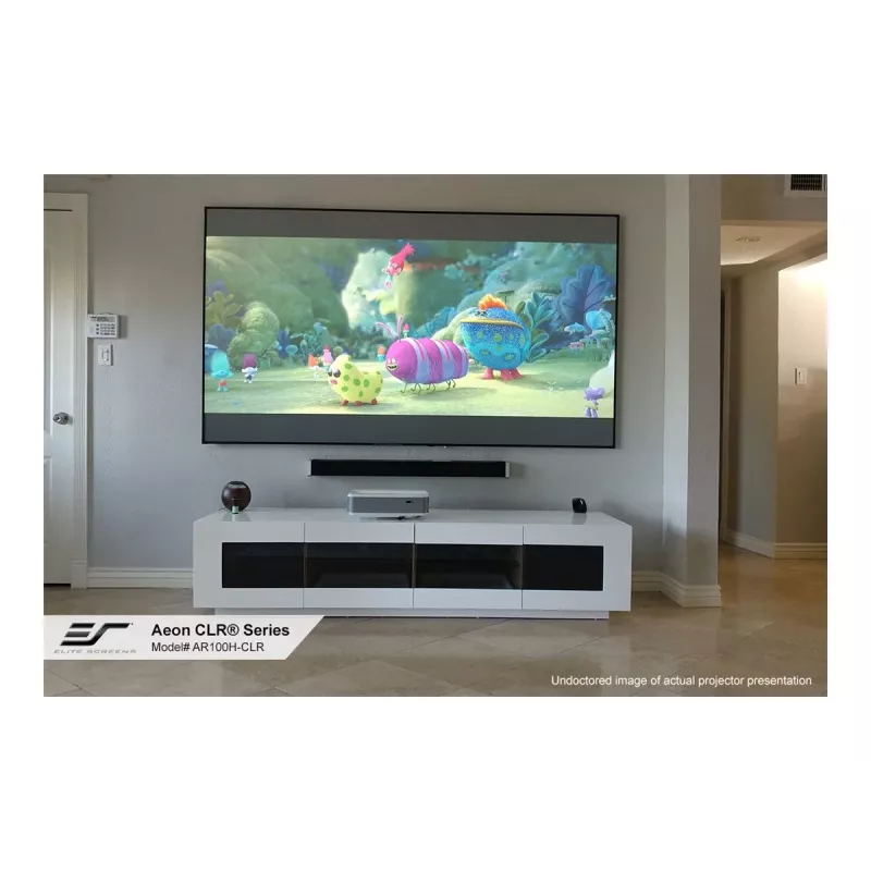 Elite Screens | Schermo di proiezione a cornice fissa | AR110WH2 | Diagonale 110 pollici | 16:9 | Nero