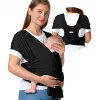Fascia porta bebè Momcozy nero | marsupio |