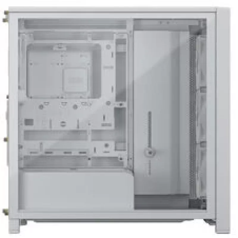 Case PC mid-tower CORSAIR FRAME 4000D RS Wood bianco/rovere, mid-tower compatibile ATX, vetro temperato