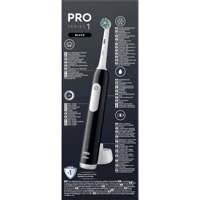 Spazzolino elettrico BRAUN Oral-B Pro Series 1, nero