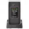 Telefono cellulare flip a tasti grandi Beafon SL645 LTE 4G per anziani nero-argento 2,8 inch