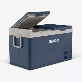 Frigorifero portatile Igloo ICF 80DZ 83 L elettrico (AC/DC, 100–240 V) blu/grigio