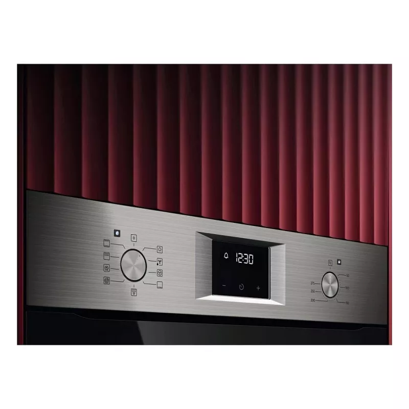 Forno elettrico da incasso AEG Serie 5000 OU5AB20SM – 72 l, A+, acciaio inox/nero, touch e manopole
