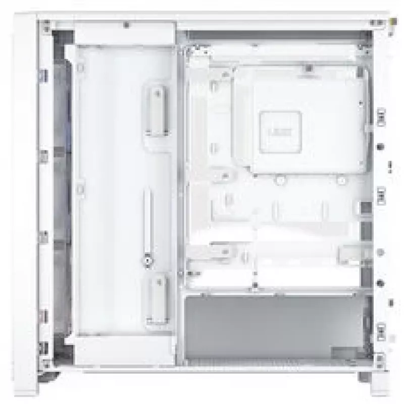 Corsair FRAME 4000X RS Case PC Mid-Tower, vetro temperato, bianco