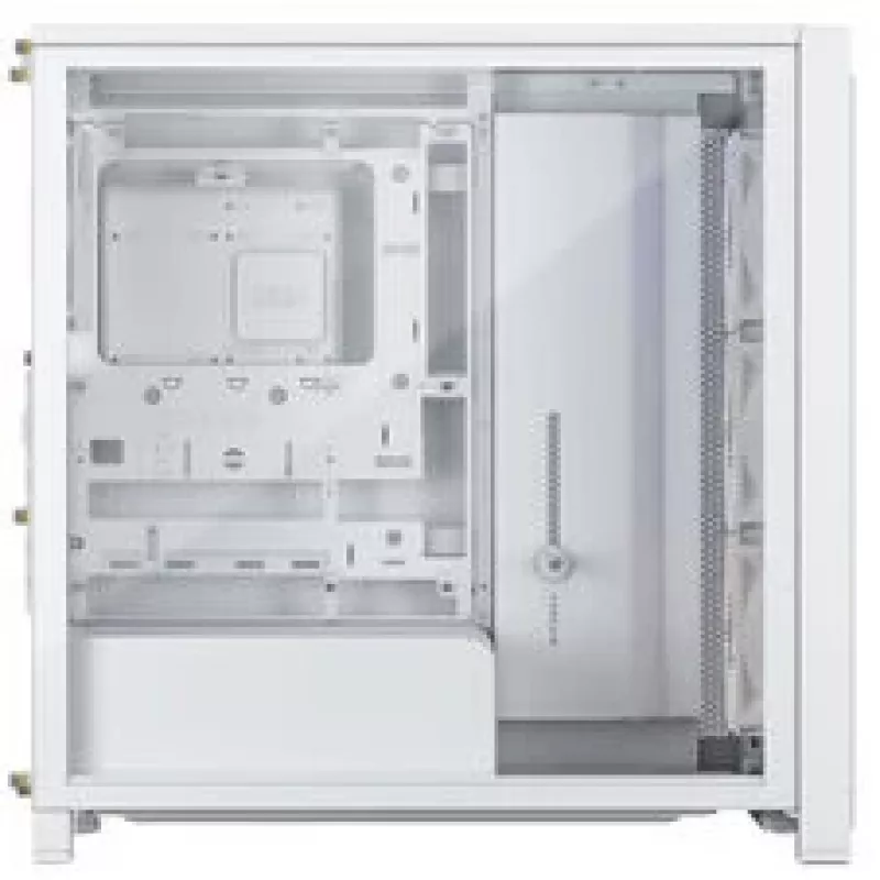 Corsair FRAME 4000X RS Case PC Mid-Tower, vetro temperato, bianco