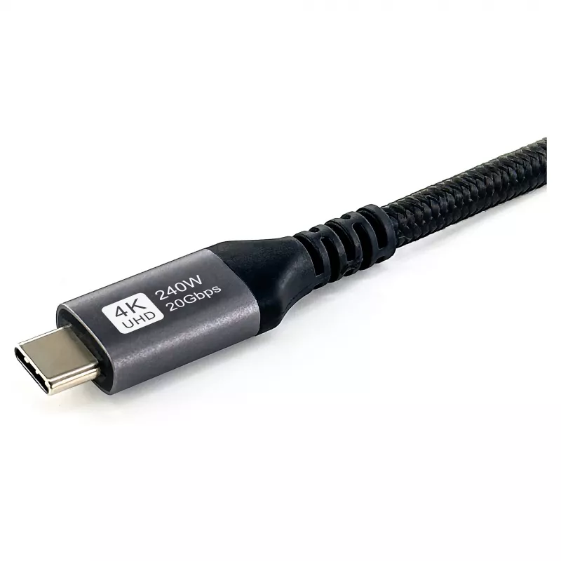 EQUIP cavo USB4 Gen 2x2 C–C 3,0m, PD 100W, 4K/60Hz, 20Gbps, nero