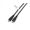 EQUIP cavo USB 2.0 Type-C a Type-C M/M 0,3 m PD 60 W, 0,48 Gbit/s, contatti nichelati, nero